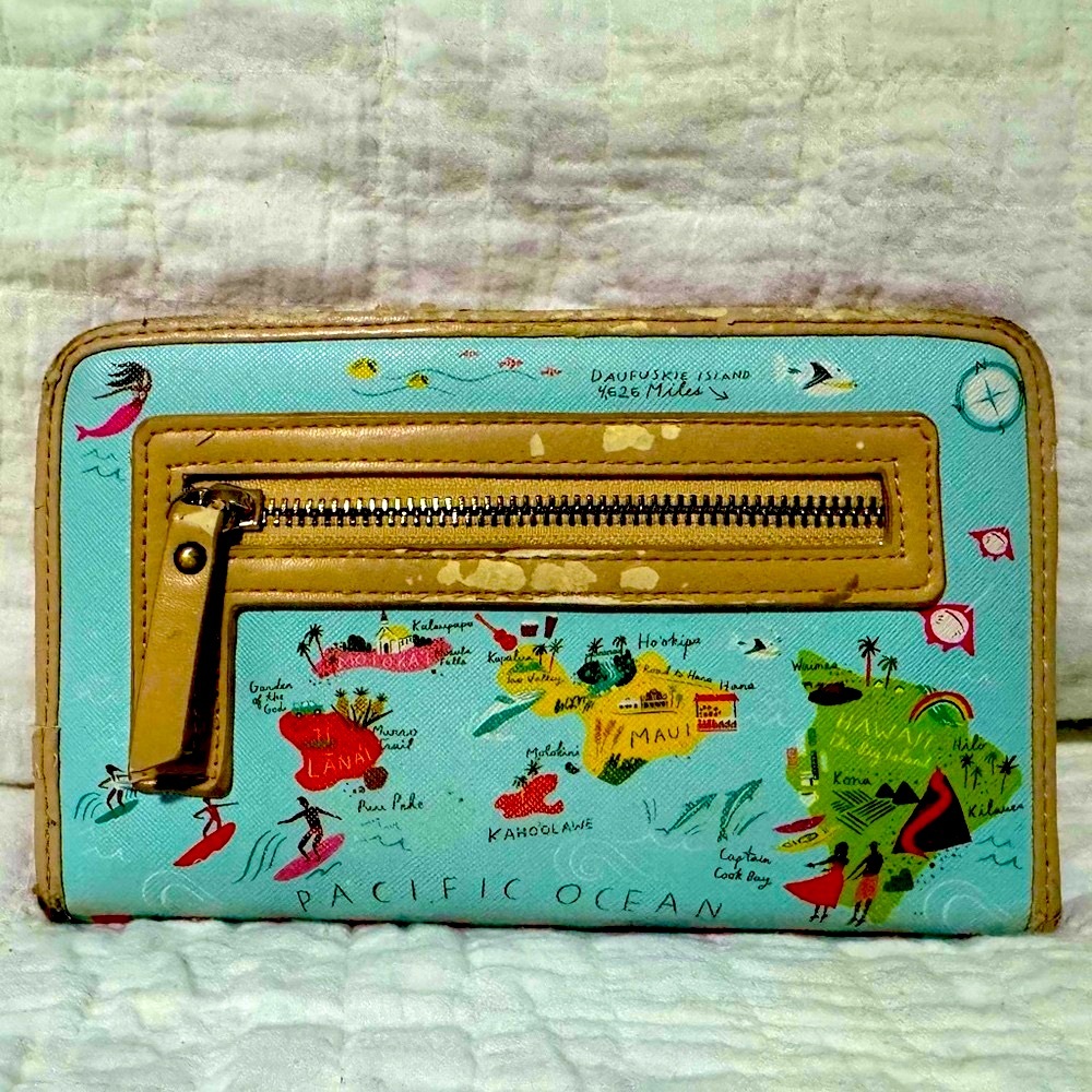 🌺 Spartina 449 “Greetings from the Hawaiian Islans” clutch - Picture 2 of 3